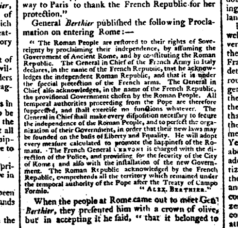 London Times General Berthier